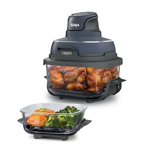 Ninja Crispi Glass Air Fryer, 4-in-1, Grey, FN101GY | Amazon (US)