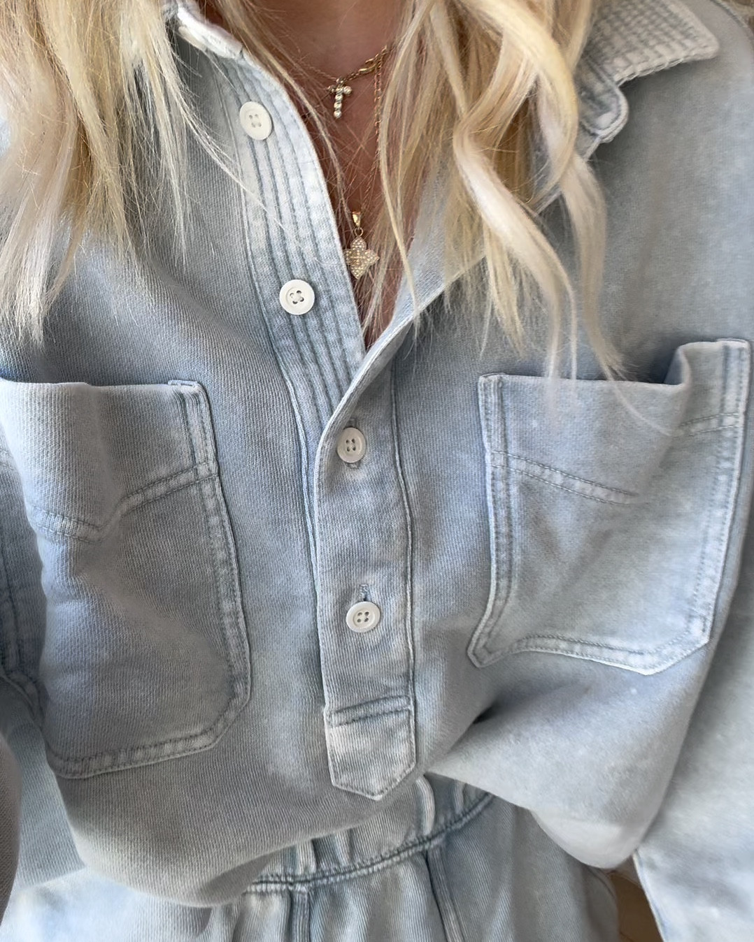 Aerie barrel pants I did a small long, top are a med