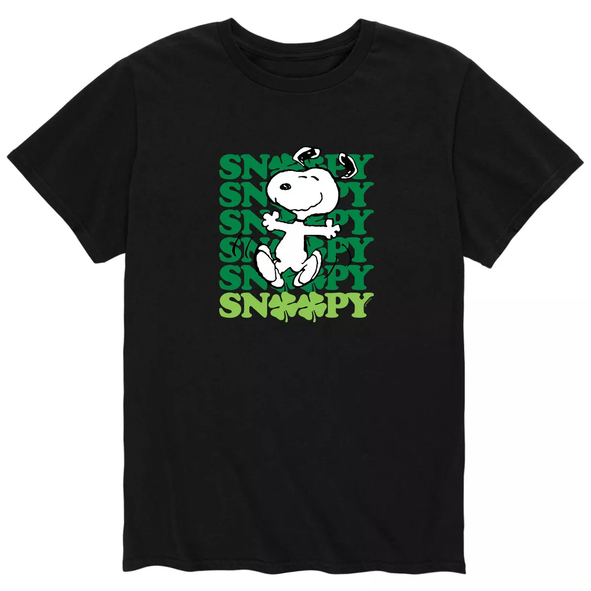 Men's - Peanuts - Snoopy's St. Patrick's Day Short Sleeve Graphic T-Shirt | Target