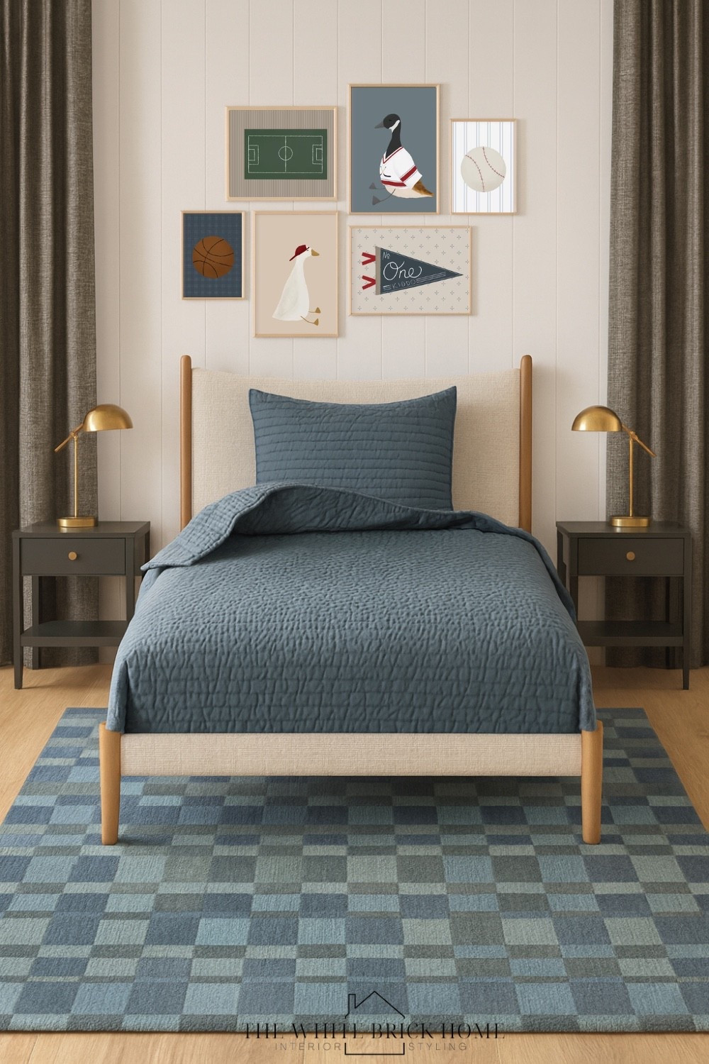 A bedroom design where timeless style meets playful character - perfect for a boys room that matures beautifully! 

Boys room, boys bedroom, kids room, kids bedroom, toddler boy, sports bedroom, sports themed wall art, navy boys bedroom, boys room lamp, boys room rug,
Boys room bed, boys room nightstand, boys room furniture, home decor, kids bedroom furniture, sports themed boys bedroom, wall gallery boys room, home decor ideas for a boys bedroom, blue boys room, crate and kids, Wayfair, Etsy 

#LTKHome #LTKKids #LTKBaby