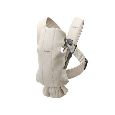 BabyBjorn Baby Carrier Mini Jersey - Light Beige | Target