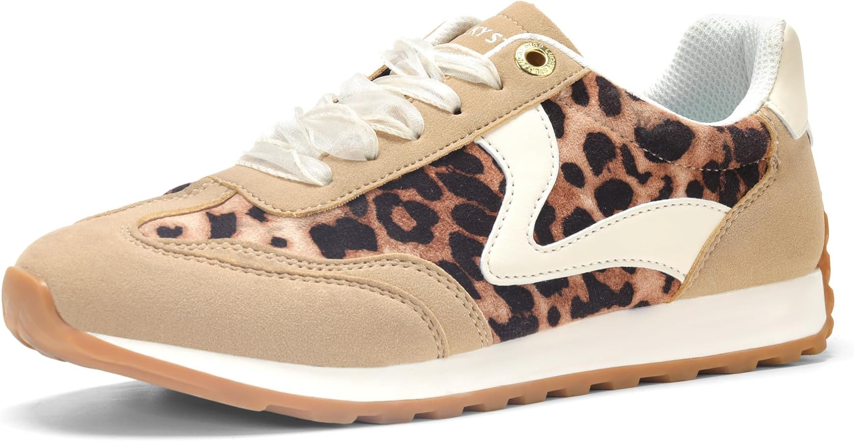 LUCKY STEP Women's Fashion Sneakers Trendy Tennis Shoes Neutral Stylish Retro Trainers Casual Run... | Amazon (US)