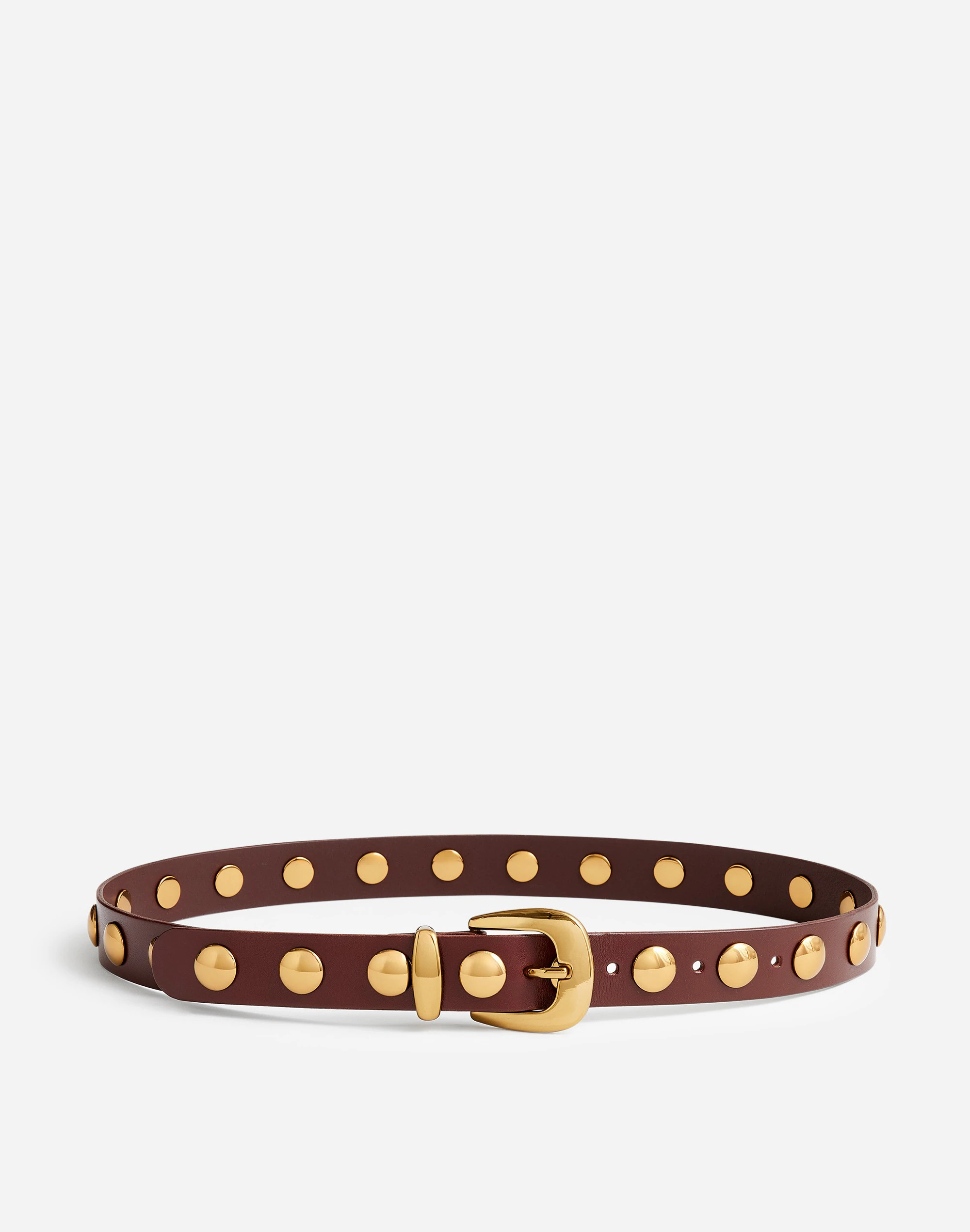 Studded Western Belt in Leather | Madewell
