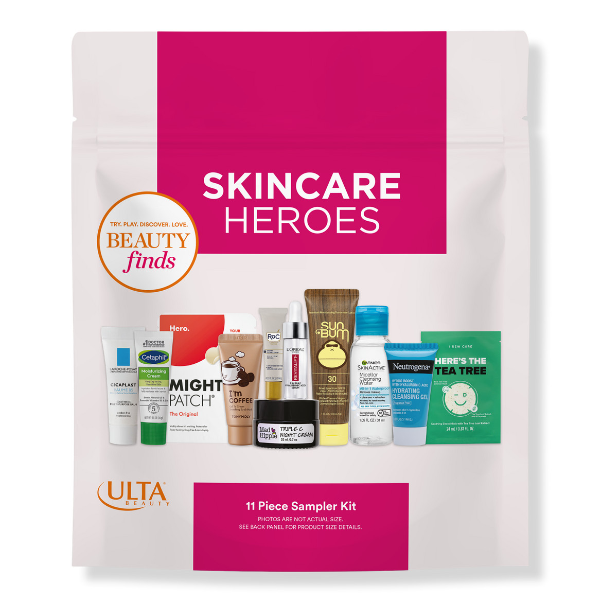Skincare Heroes 11 Piece Sampler Kit | Ulta