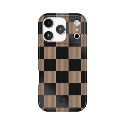 Velvet Caviar iPhone 17 Pro MagSafe Phone Case - Mocha Vibe Checker | Target