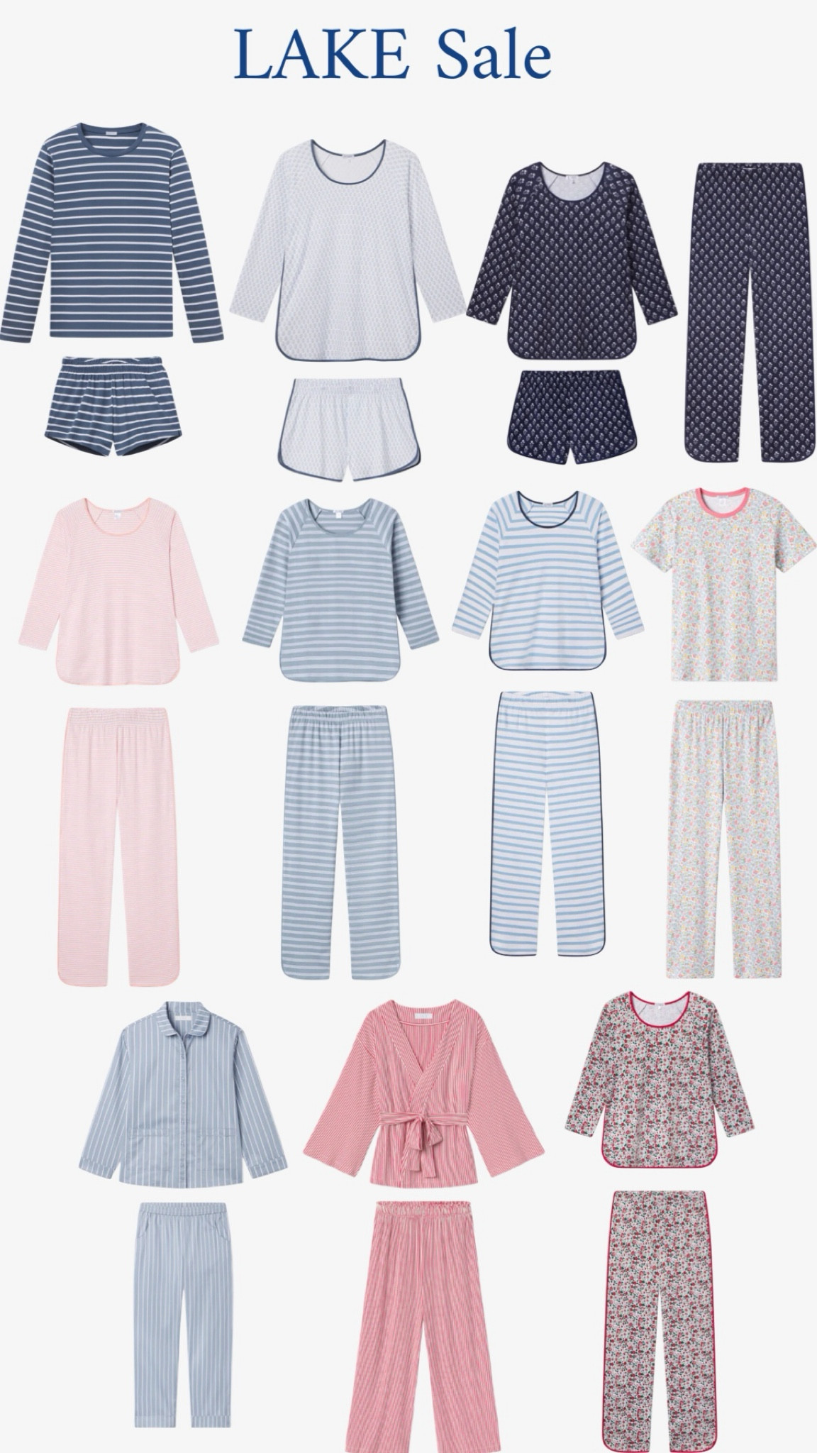 LAKE Pajamas Annual Sale! Styles are up to 50% off!! 

#LTKStyleTip #LTKFamily #LTKSaleAlert