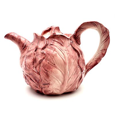 Fitz and Floyd Vegetable Harvest Pink Cabbage Teapot | eBay US