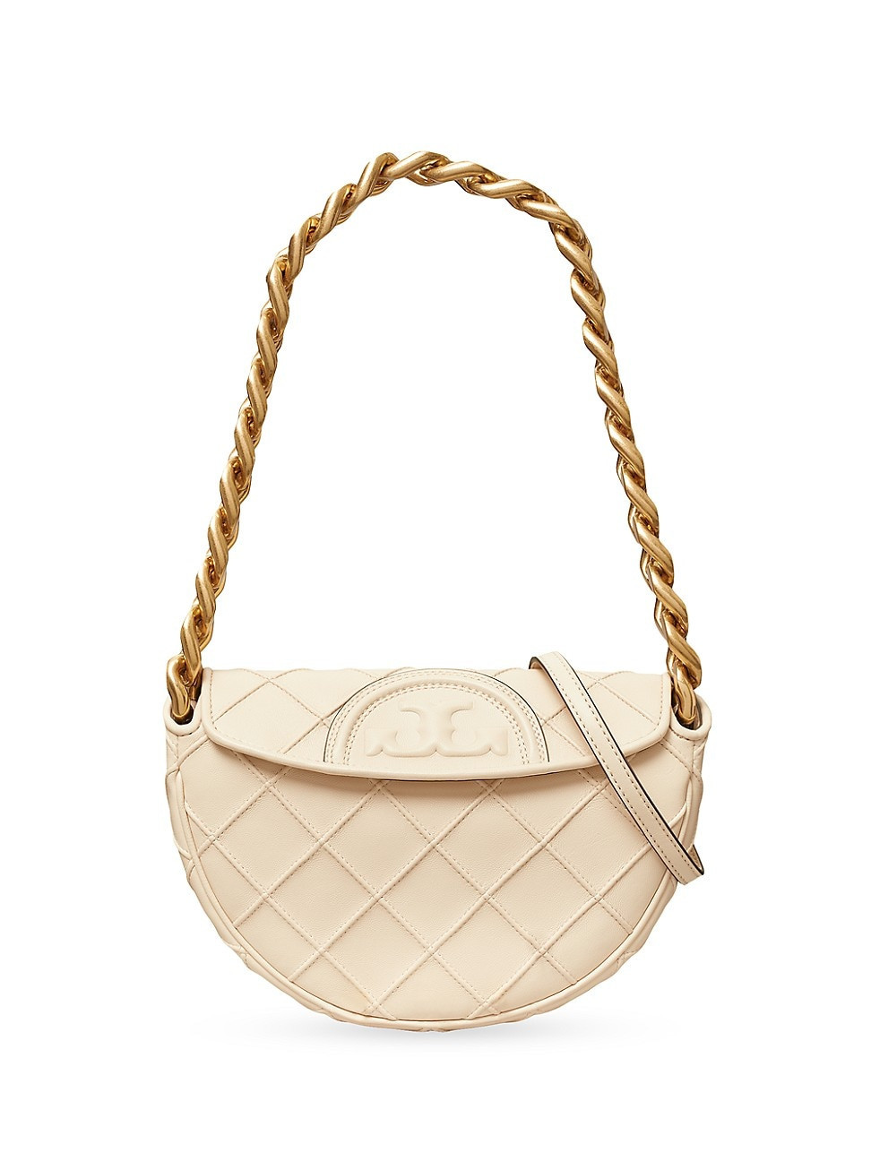 Women's Mini Fleming Soft Leather Shoulder Bag - New Cream | Saks Fifth Avenue