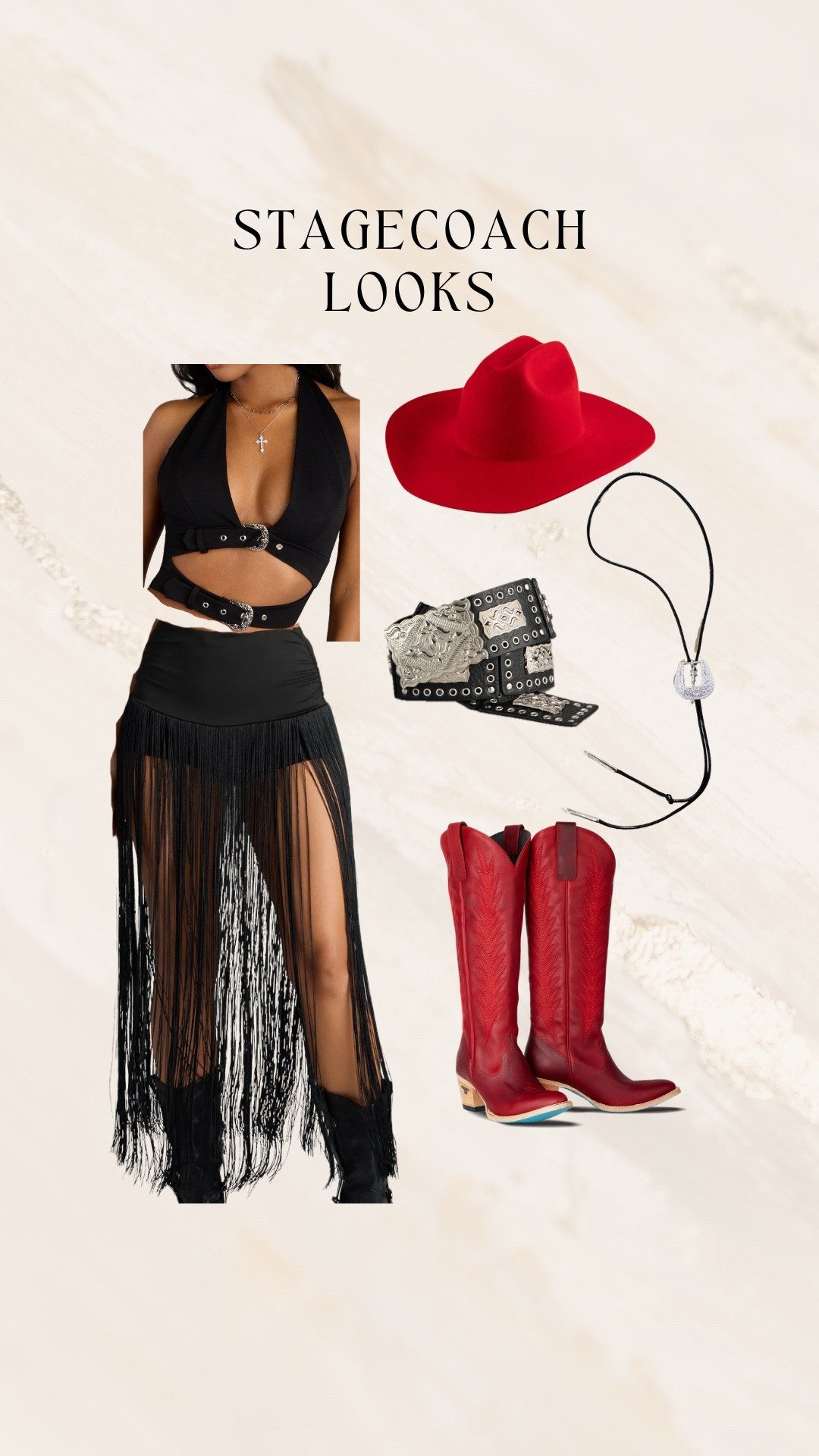 Edgy and funky western outfit for Stagecoach! Would be so cute for a country concert too!! Maybe Post Malone as well! #westernfashion 

#LTKFestival #LTKootd #LTKPetite