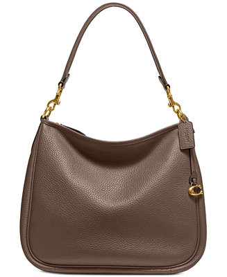 Soft Pebble Leather Cary Shoulder Bag with Convertible Straps | Macy's