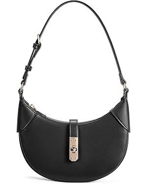 BOSTANTEN Shoulder Bags for Women Small Crescent Moon Underarm Purse Trendy Vegan Leather Handbag | Amazon (US)