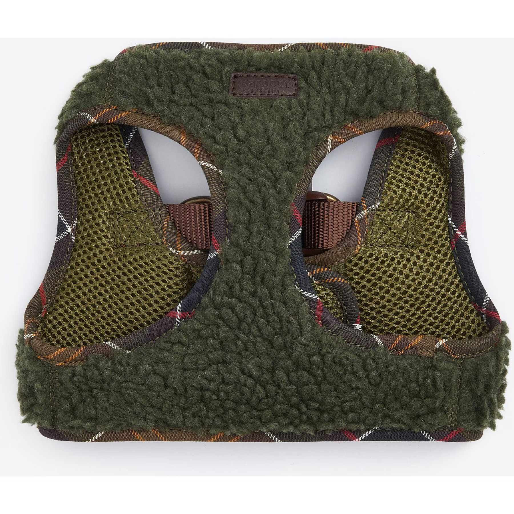 Barbour Fleece Dog Harness, Olive, Medium: 17 to 22-in chest | Chewy