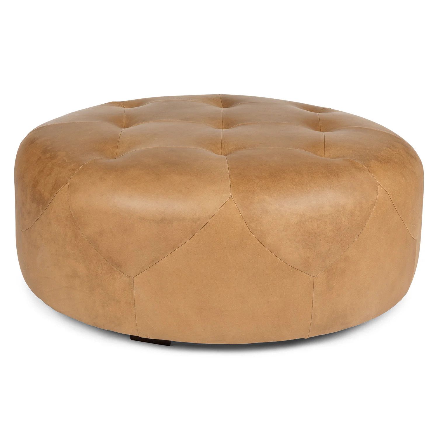 Timpani 41" Leather Ottoman - Charme Tan | Article