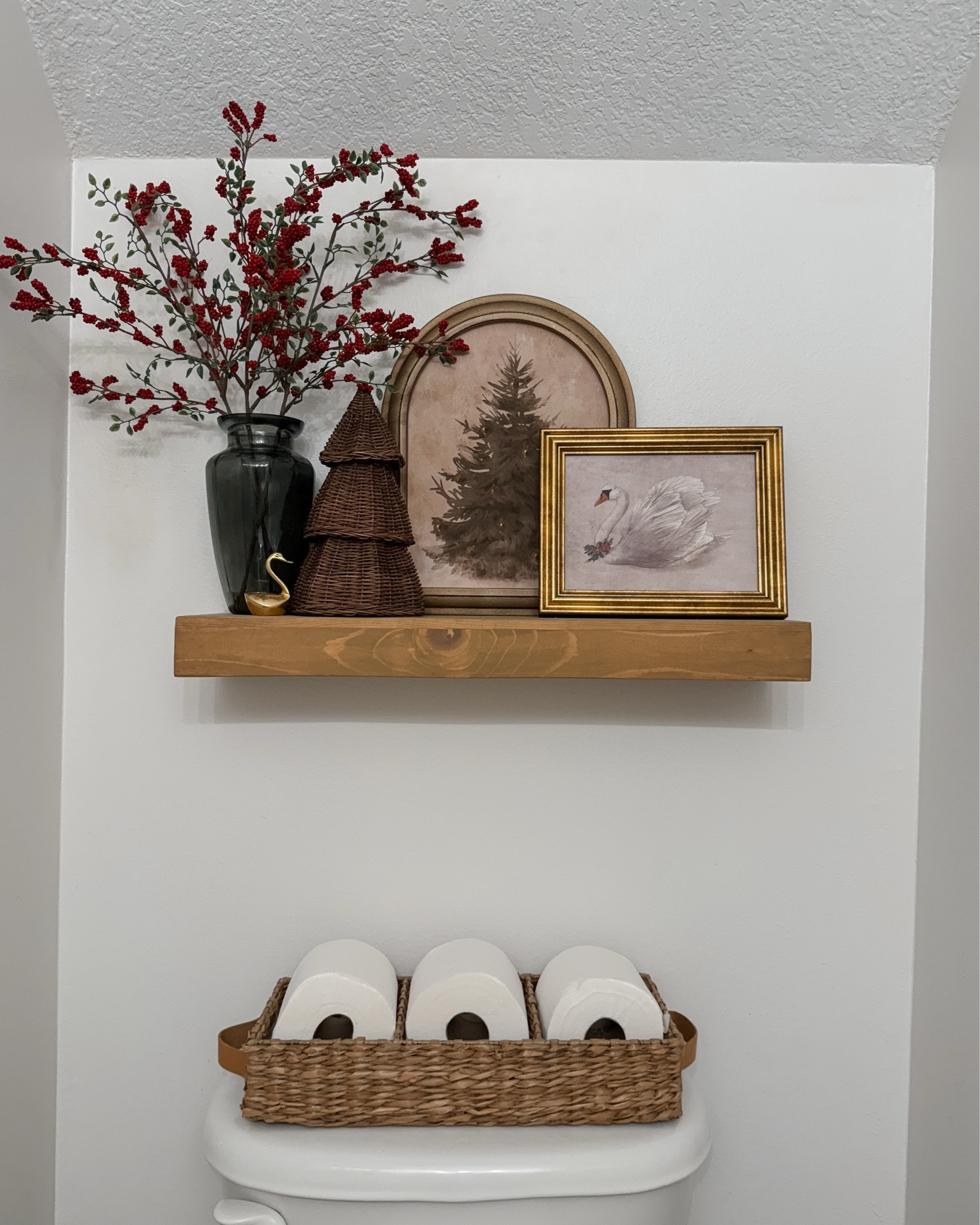 Half bathroom Christmas views 🤎

#LTKHoliday #LTKGiftGuide #LTKHome