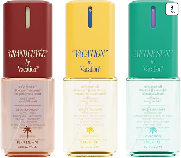 VACATION Body Mist Collector’s Set, Perfumed Body Mist Spray Trio for Women & Men, Coconut, Alo... | Amazon (US)