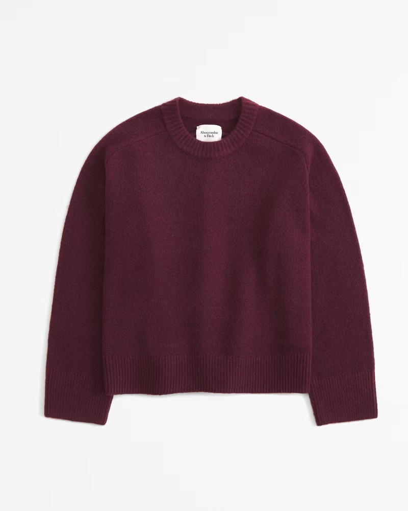 Women's The A&F Madeline Crew Sweater | Women's New Arrivals | Abercrombie.com | Abercrombie & Fitch (US)
