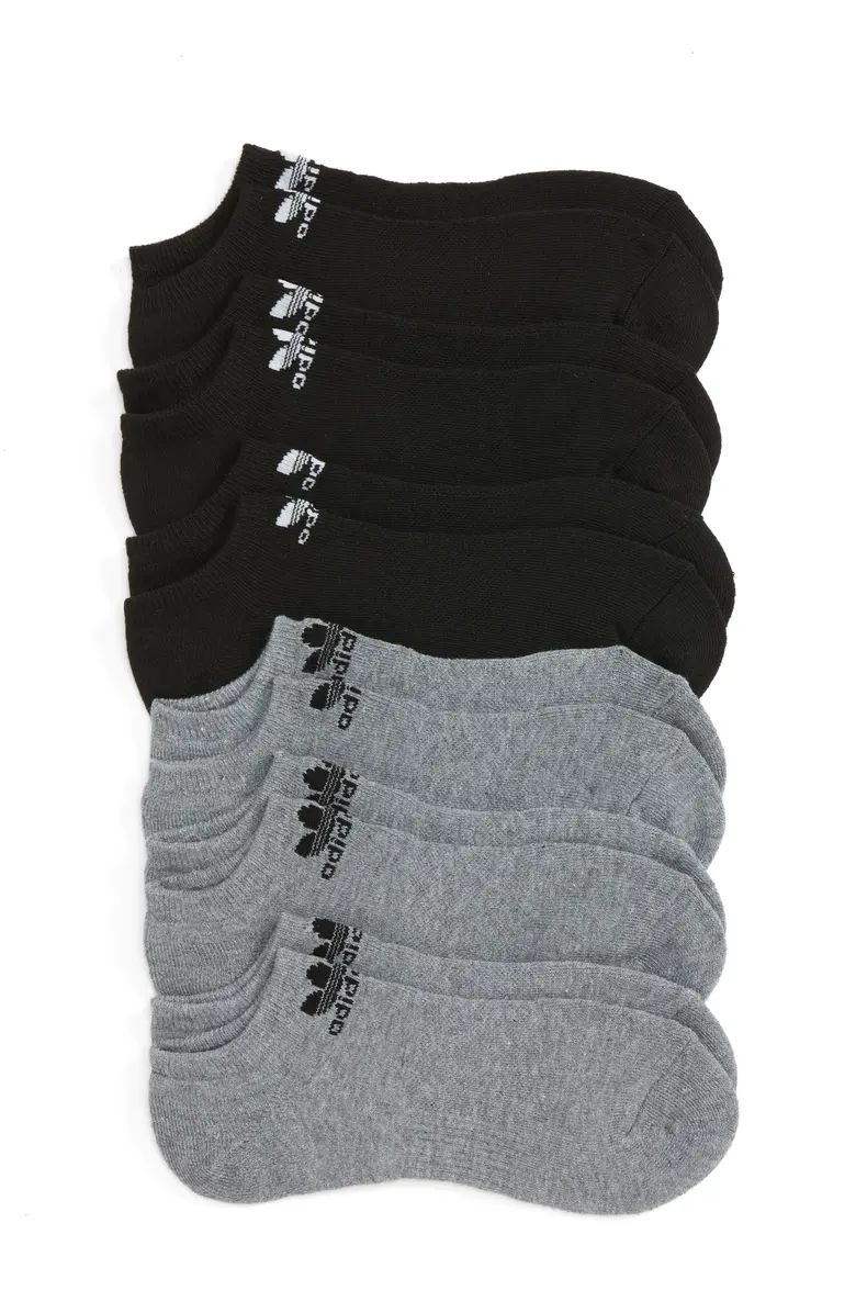 adidas Trefoil 6-Pack No-Show Socks | Nordstrom