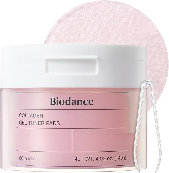 Biodance Collagen Gel Toner Pads, Pore Minimizer for Face, Improving Elasticity, Plumping Toner P... | Amazon (US)