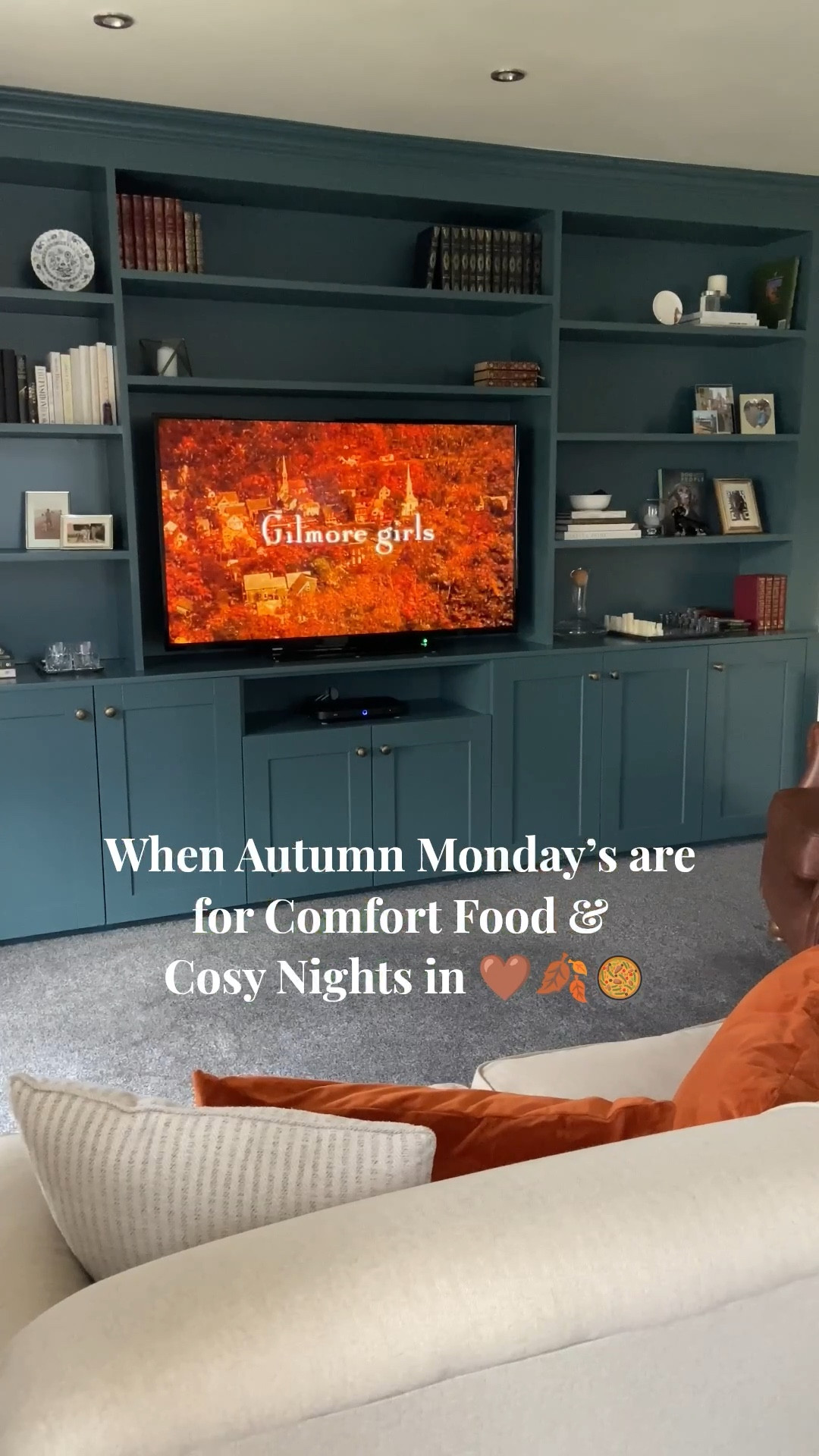 Started the week slowly with a long autumn walk through the leaves, a pot of beef + red wine stew simmering away, candles lit, hot bath, and Gilmore Girls in the background, bliss! 🕯️🍲🍂
Because sometimes Mondays are for slowing down and finding a little comfort at home 🤎🍂 autumn home, home decor, living room decor 

#LTKHome #LTKSeasonal