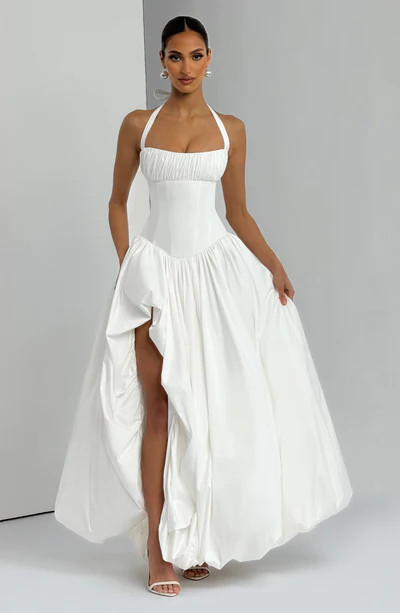 Keira Maxi Dress - Ivory | Babyboo (global)