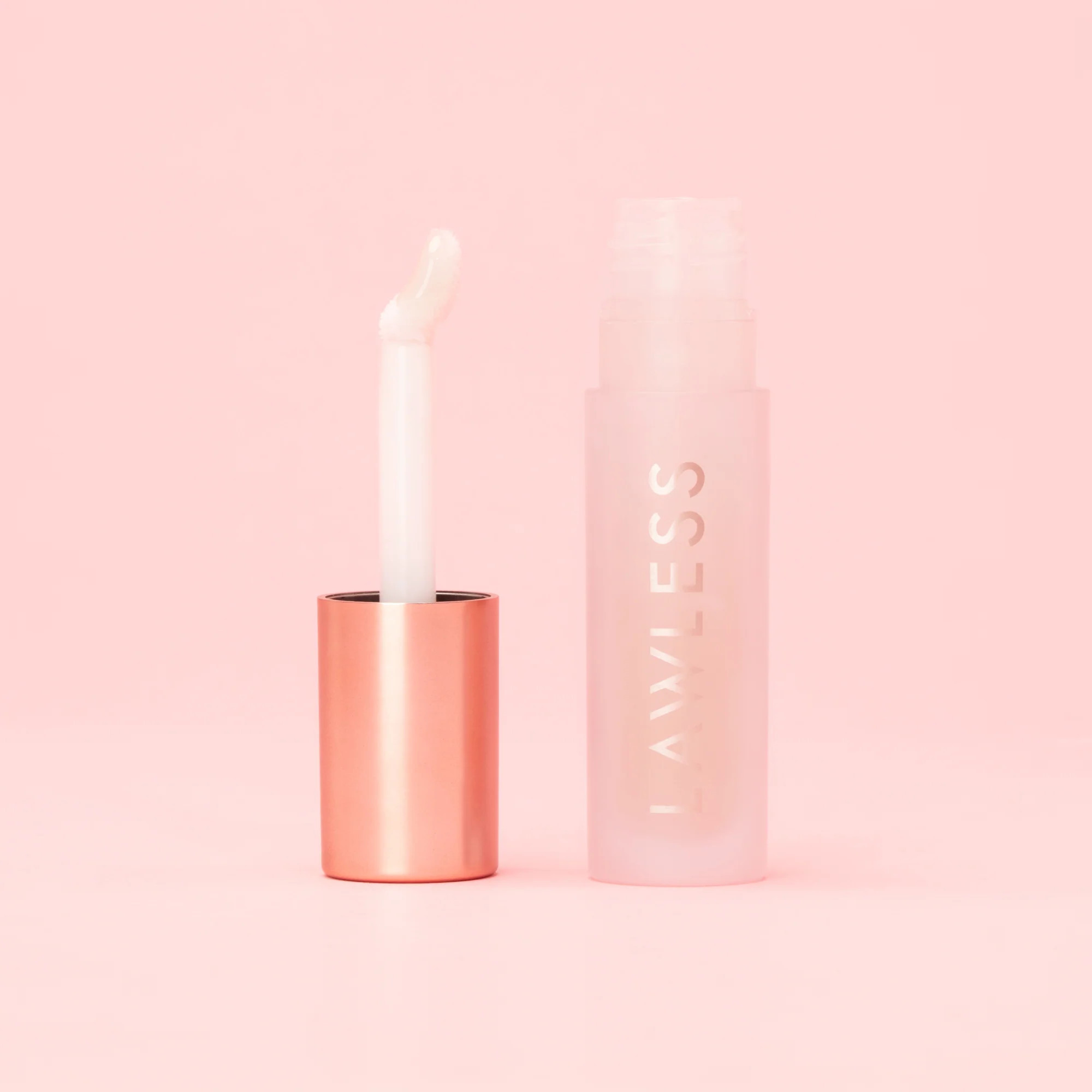 Forget The Filler Lip-Plumping Line-Smoothing Gloss Rosy Outlook | Lawless Beauty