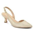 Pennysue Women's Slingback Heels Champagne Gold Pointed Toe Dress Pumps 8.5M - Walmart.com | Walmart (US)