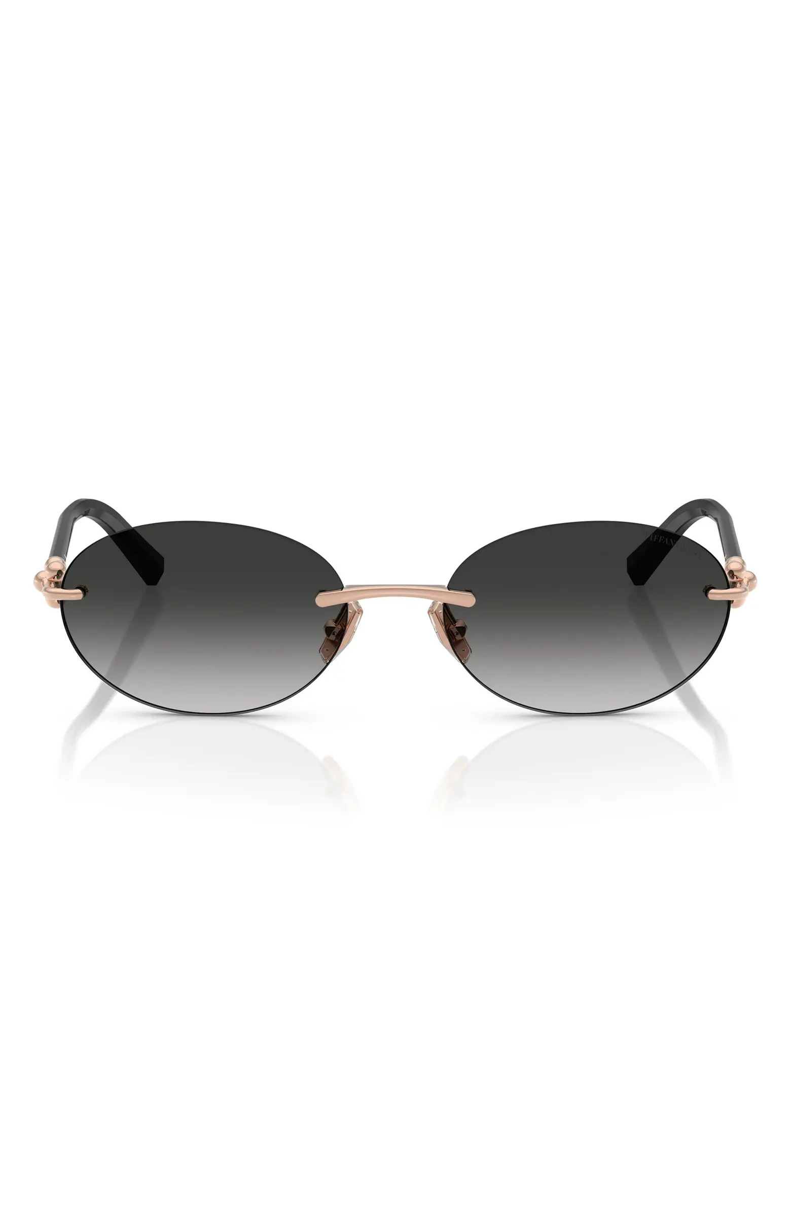 Tiffany & Co. 56mm Gradient Oval Sunglasses | Nordstrom | Nordstrom