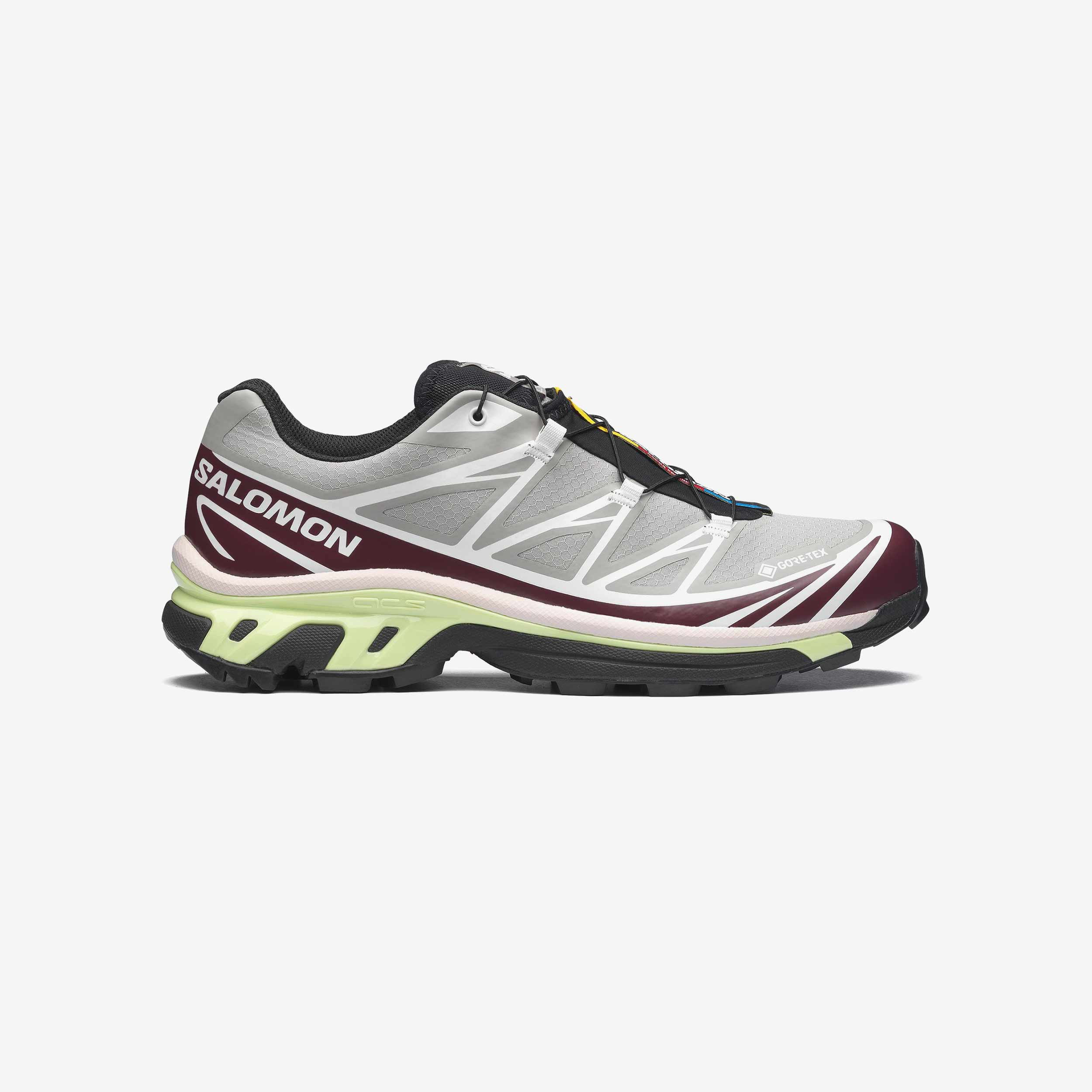 SALOMON XT-6 GTX - Paloma/Maroon Banner/Butterfly - unisex - 9 | Sneakersnstuff