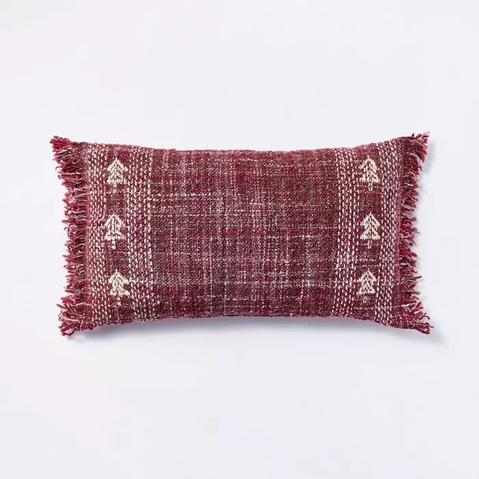 Oversized Woven Tree Lumbar Throw Pillow - Threshold™ designed with Studio McGee | Target