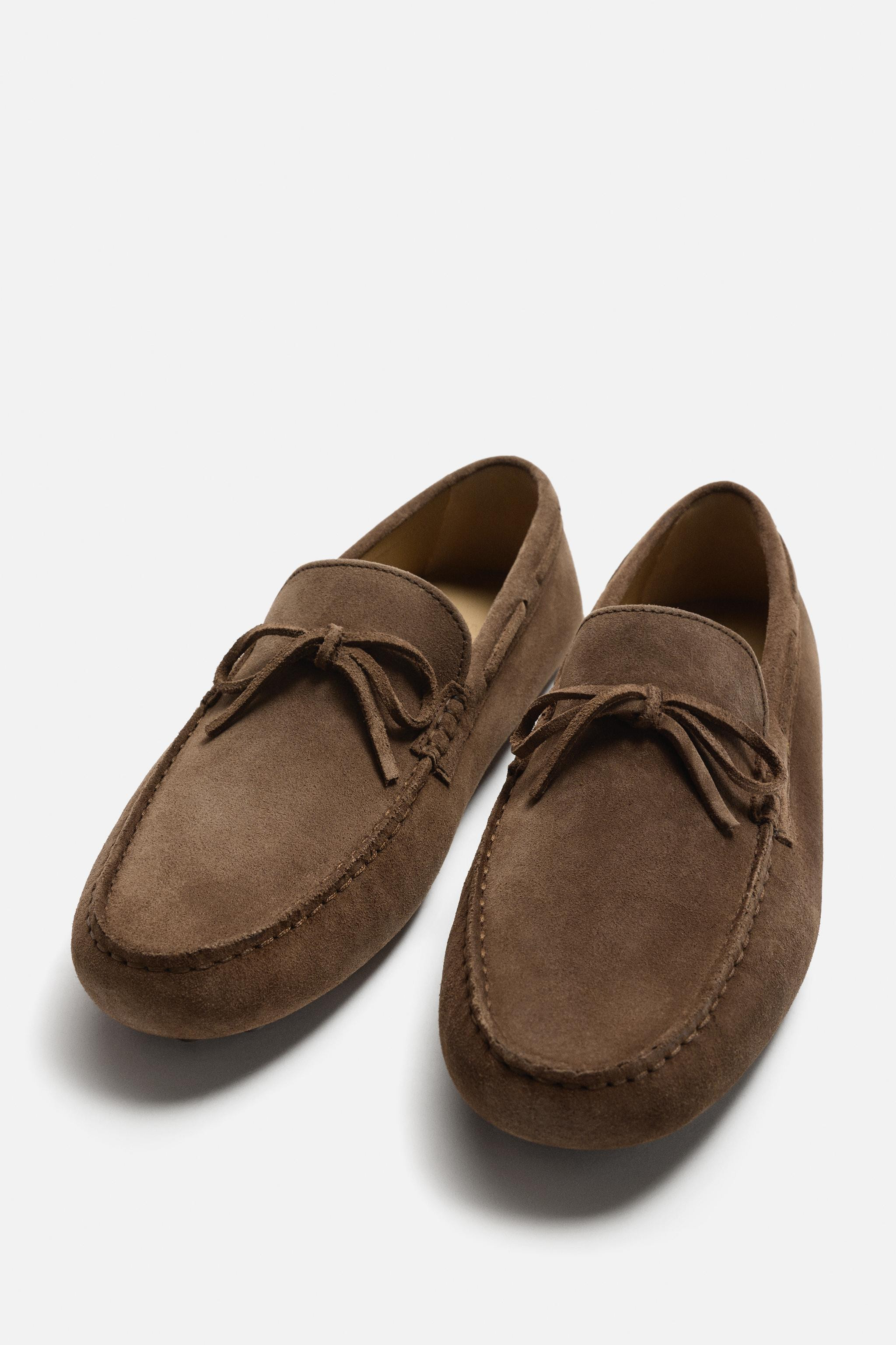 LIMITED EDITION CASUAL LEATHER LOAFERS | Zara US