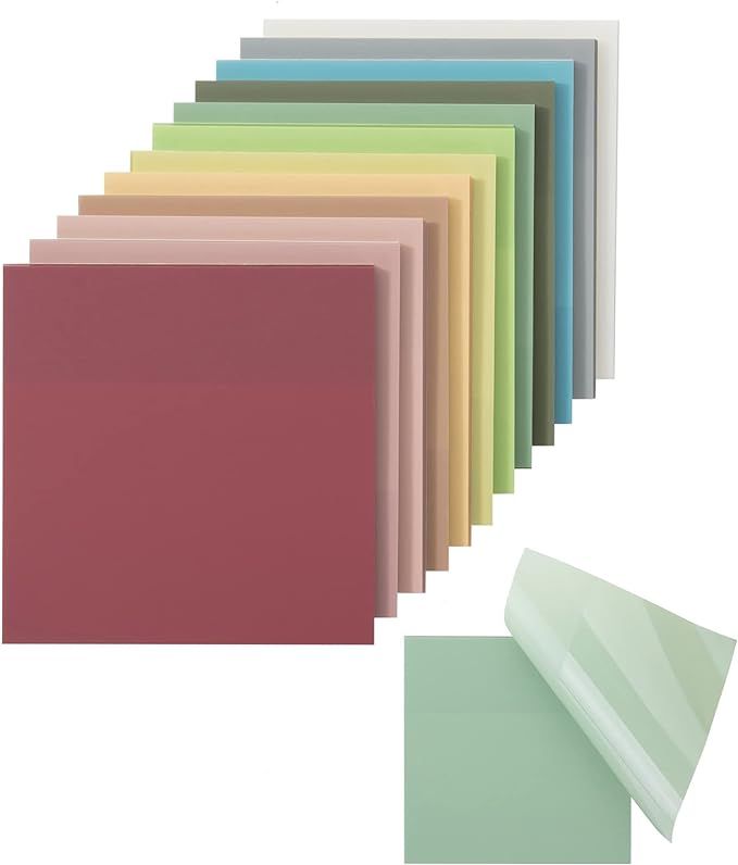 Mr. Pen- Transparent Sticky Notes, 3x3, 600 Sheets, Vintage Colors, See Through Notes Transparent... | Amazon (US)
