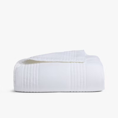 Full/Queen Relaxed Linen Quilt White - Parachute for Target | Target