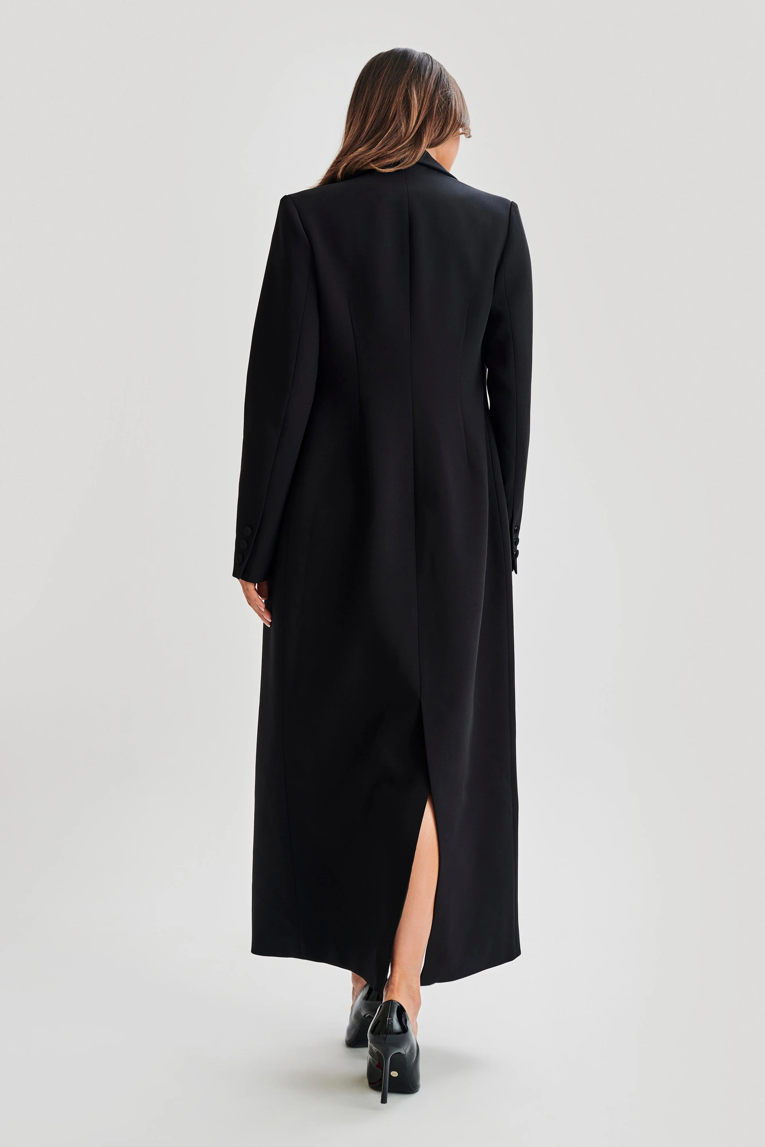 Carver Suiting Coat - Black | MESHKI US