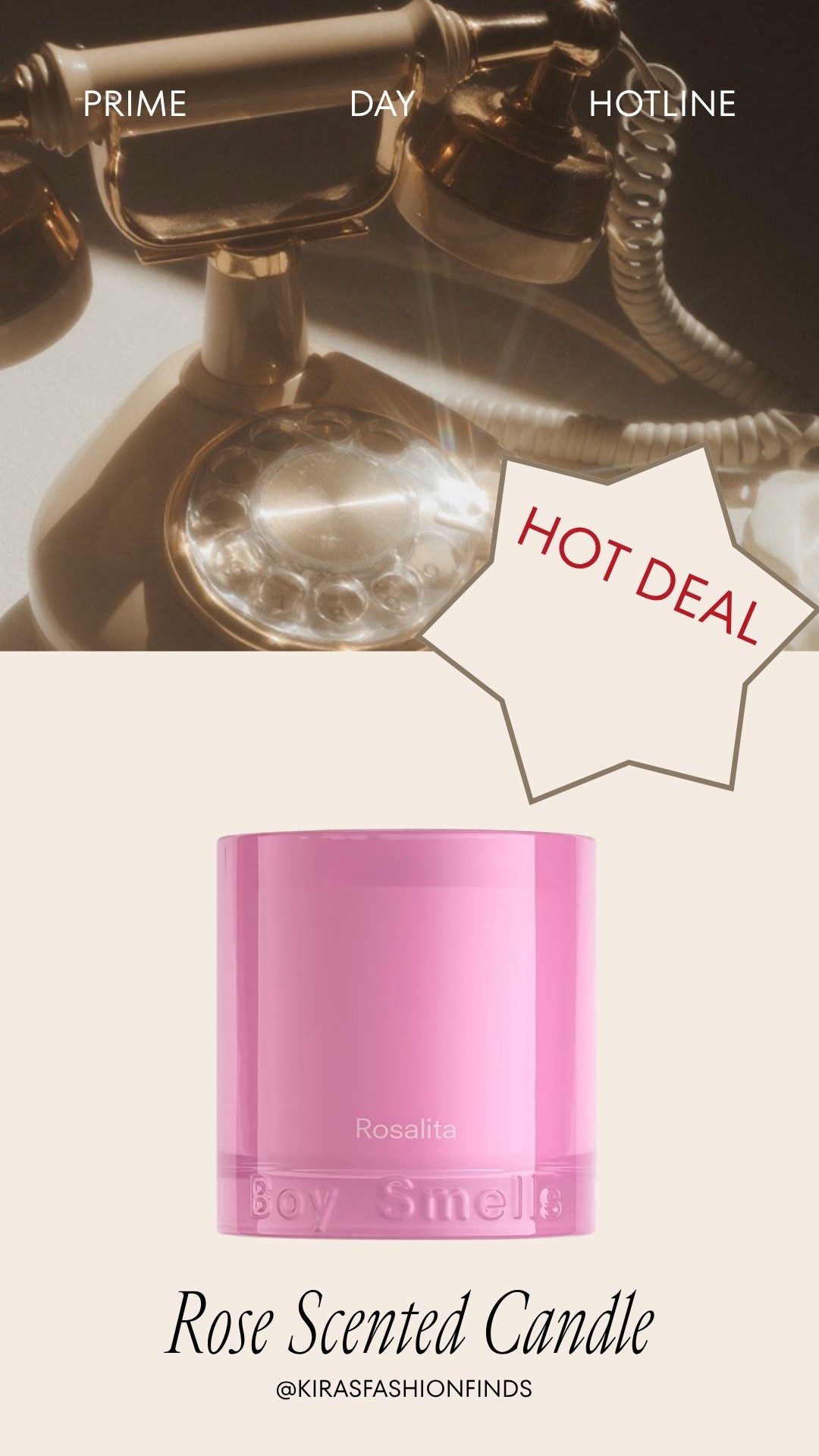 🌹 Prime Day is the perfect excuse to grab those little luxuries you’ve been eyeing. This rose-scented candle not only smells amazing, but the pink jar is so pretty you’ll want to keep it on display long after it’s gone. If it’s on your wishlist, don’t wait—these Prime Day deals won’t last!

🩷Prime Day es el momento perfecto para consentirte un poquito. Esta vela con aroma a rosas huele increíble y además el envase rosa es demasiado lindo para esconderlo. Aprovecha el descuento antes de que termine la oferta.

Follow me on Instagram and YouTube
@kirasfashionfinds

✨ Shop the links below.

#LTKHome #LTKvlog #LTKSaleAlert