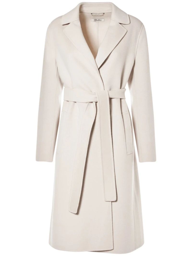 Pauline wool midi coat w/ belt | Luisaviaroma
