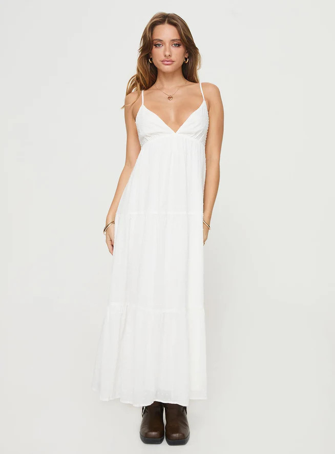 Koko Maxi Dress White | Princess Polly US