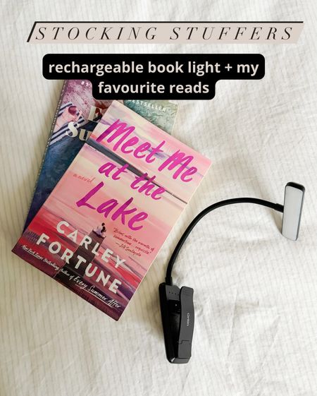 Stocking stuffer ideas - rechargeable book light that allows you to change the warmth and brightness. Plus. Book by my favourite author - I tell everyone about these books. Such a great read. Every summer after got me into reading! Everything available on Amazon! 

#LTKhome #LTKHoliday #LTKGiftGuide