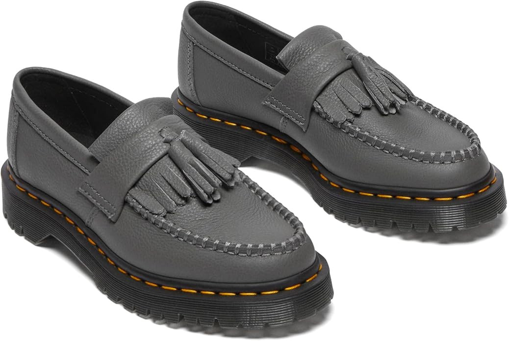 Dr. Martens Women's Adrian Virginia Leather Tassel Loafer Flat | Amazon (US)