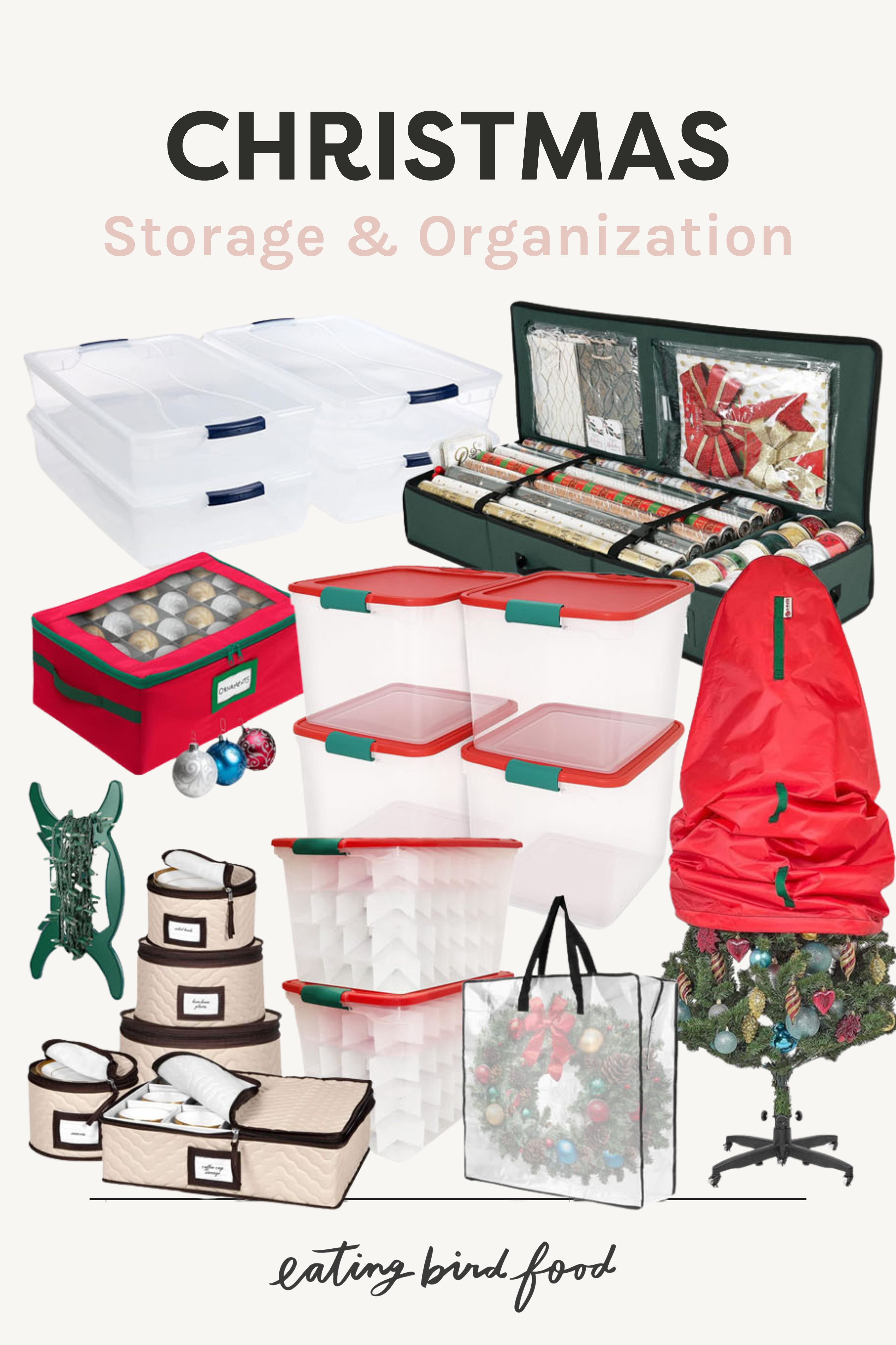 Christmas Storage | Christmas Organization 

 #LTKHoliday #LTKHome #LTKFindsUnder100