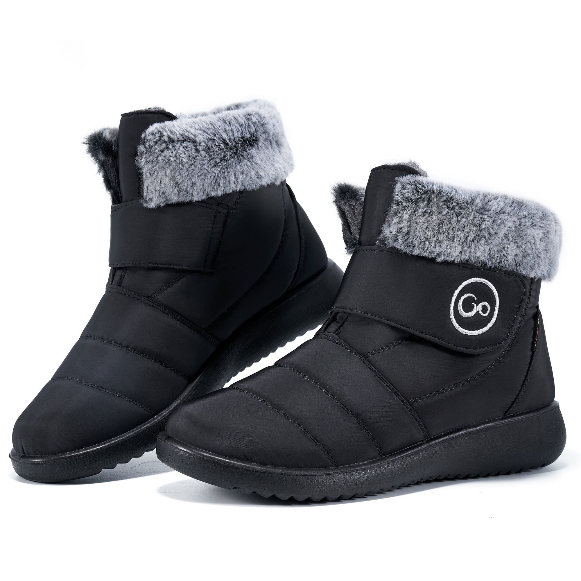 Ecetana Women Snow Slip on Waterproof Boots 7 Shoes, Female | Walmart (US)