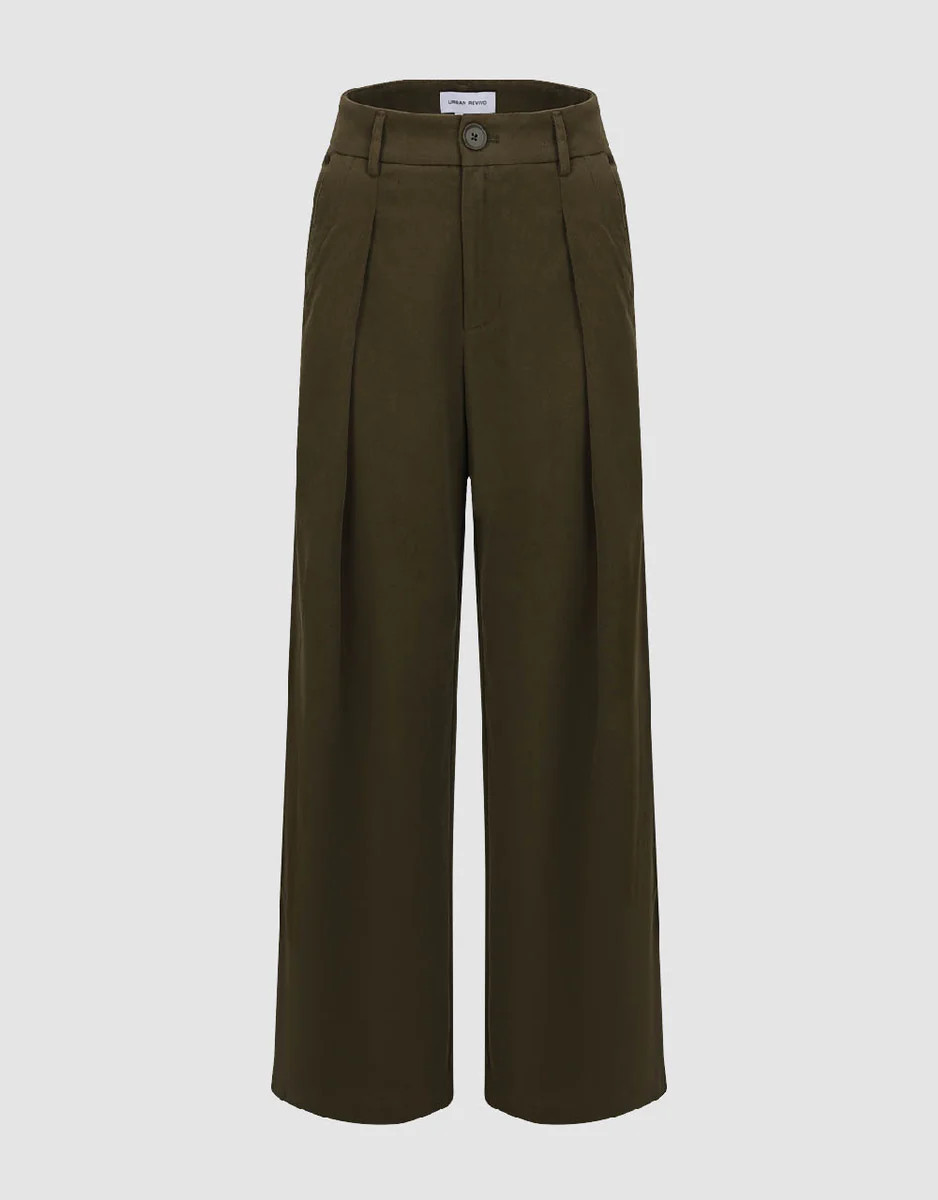 Tailored Wide-Leg Pants | Urban Revivo