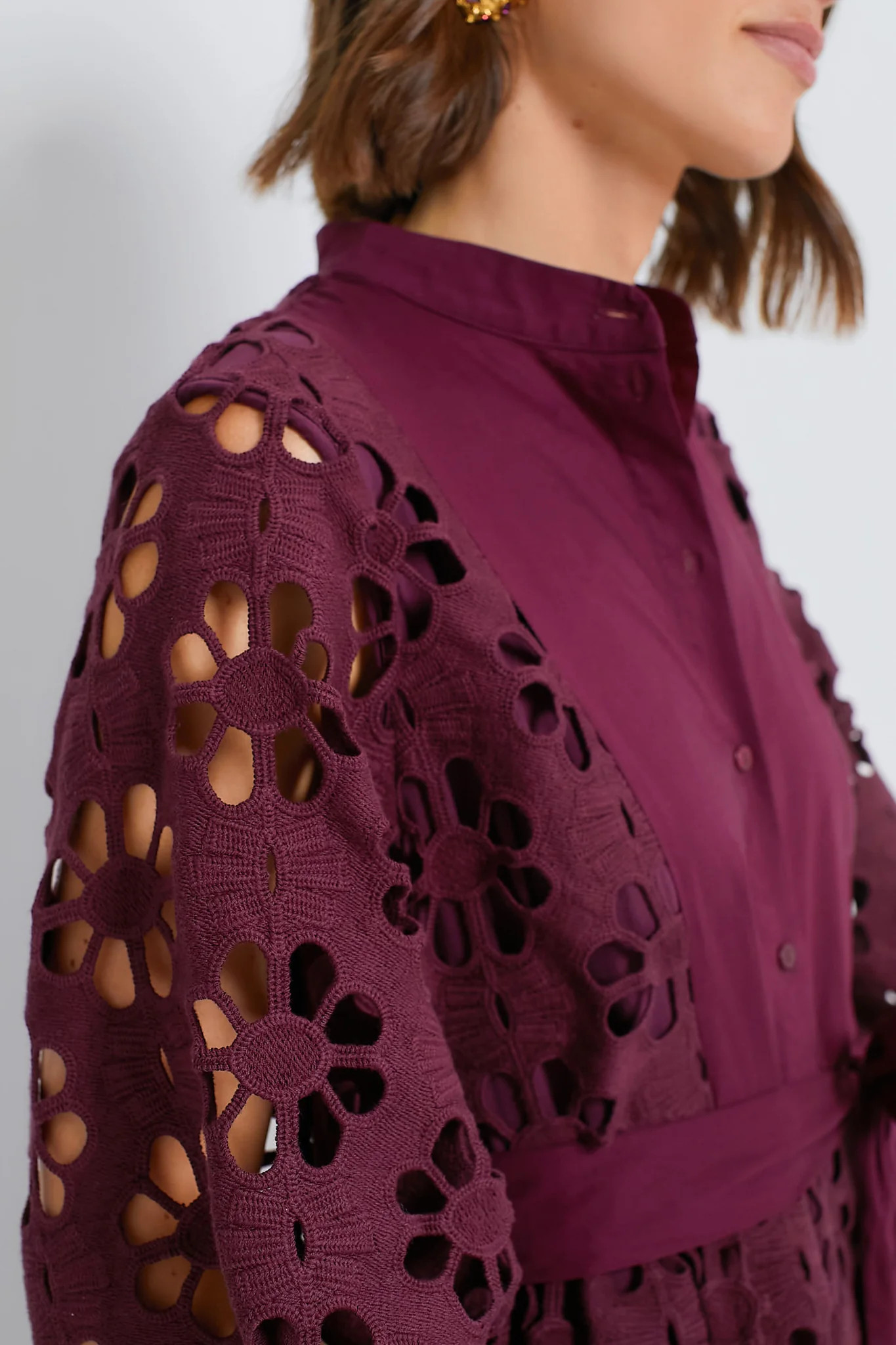 Merlot Lace Calliope Dress | Tuckernuck (US)