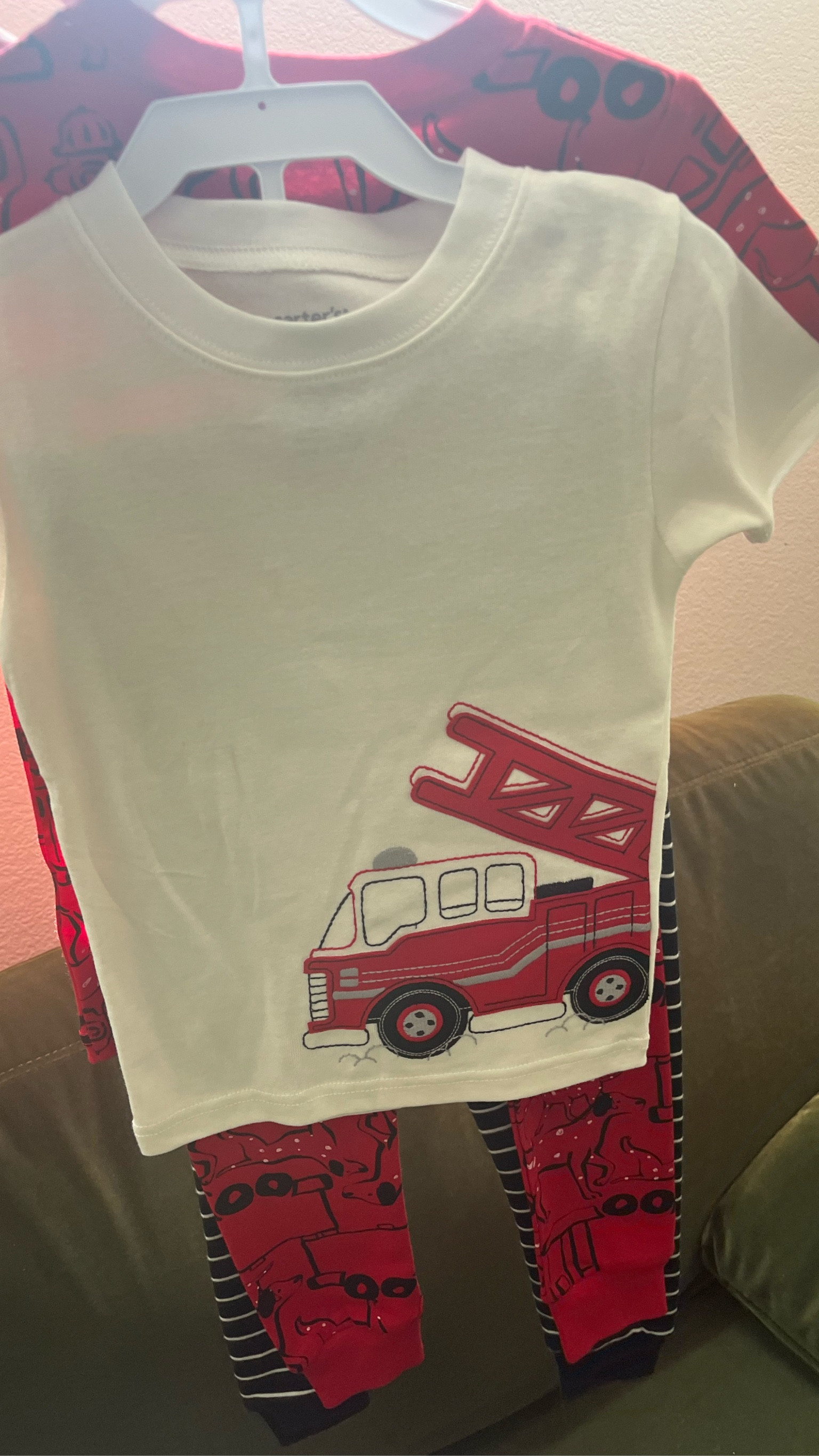 PJ pajama sale at Macy’s Toddler Carter's Toddler Boys
Firetruck 100% Snug Fit Cotton
Pajamas, 4 Piece Set 

#LTKKids