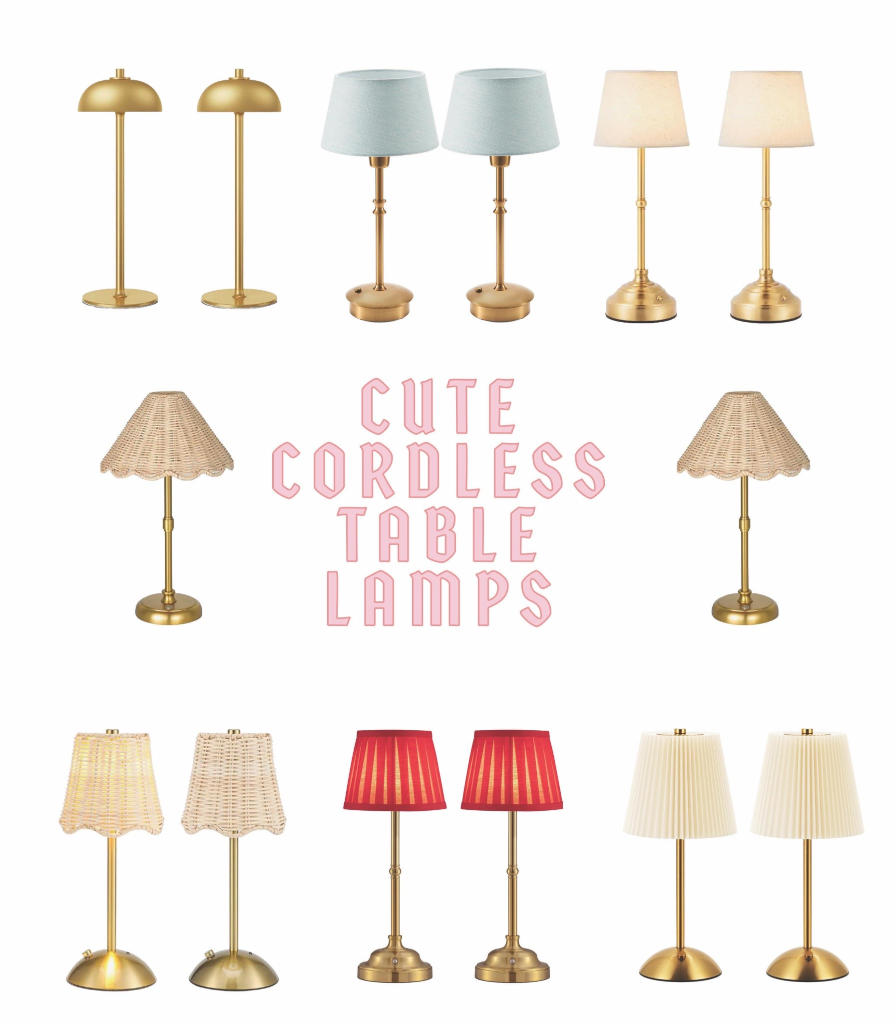 The cuuuuutest rechargeable lamps for a spring tabletop!! Love these all so much!!💕💕

#LTKSeasonal #LTKHome