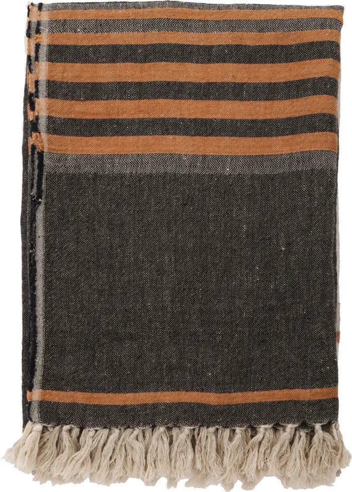 Bruno Oversize Linen Throw Blanket | Nordstrom