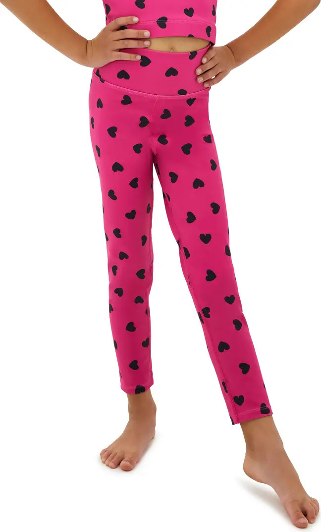 Beach Riot Kids' Little Peppa Heart Print Leggings | Nordstrom | Nordstrom