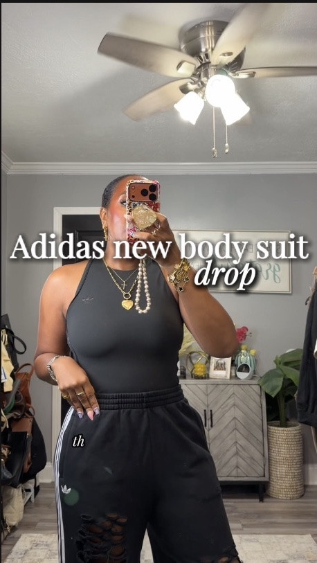 These NEW adidas bodysuits are too cute! 💛🖤 Styled the yellow with distressed wide-leg jeans and the black with adidas cutout pants—two ways to give your everyday outfits a sporty touch!

Wear these looks for brunch with your girls, shopping trips, casual lunch dates, concerts, or weekend outings. Add sneakers for daytime and switch to heels for dinner! ✨

Which would you wear first—the yellow + denim or all black?

#adidasOriginals #adidasBodysuit #FashionOver40 #CasualOutfits #BodysuitOutfit

#LTKootd #LTKOver40 #LTKMidsize