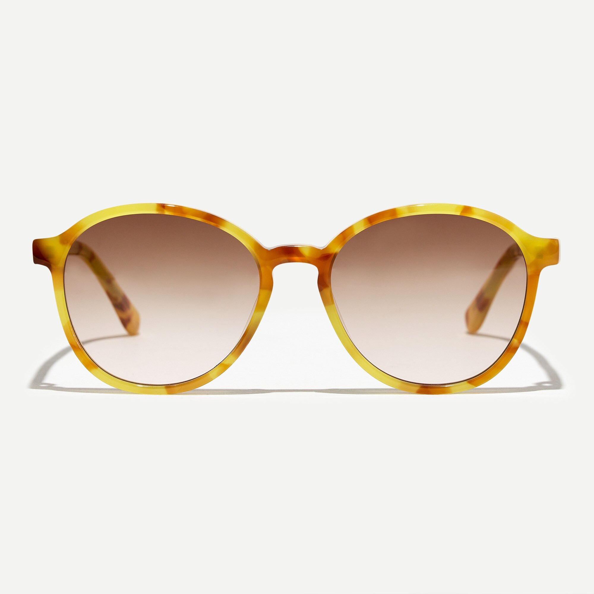 Retro ombré round sunglasses | J. Crew US