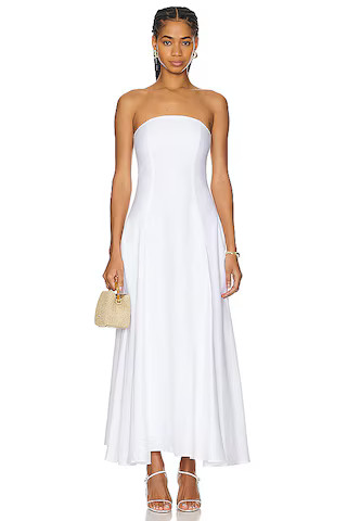 Favorite Daughter The Favorite Linen Dress in White from Revolve.com | Revolve Clothing (Global)
