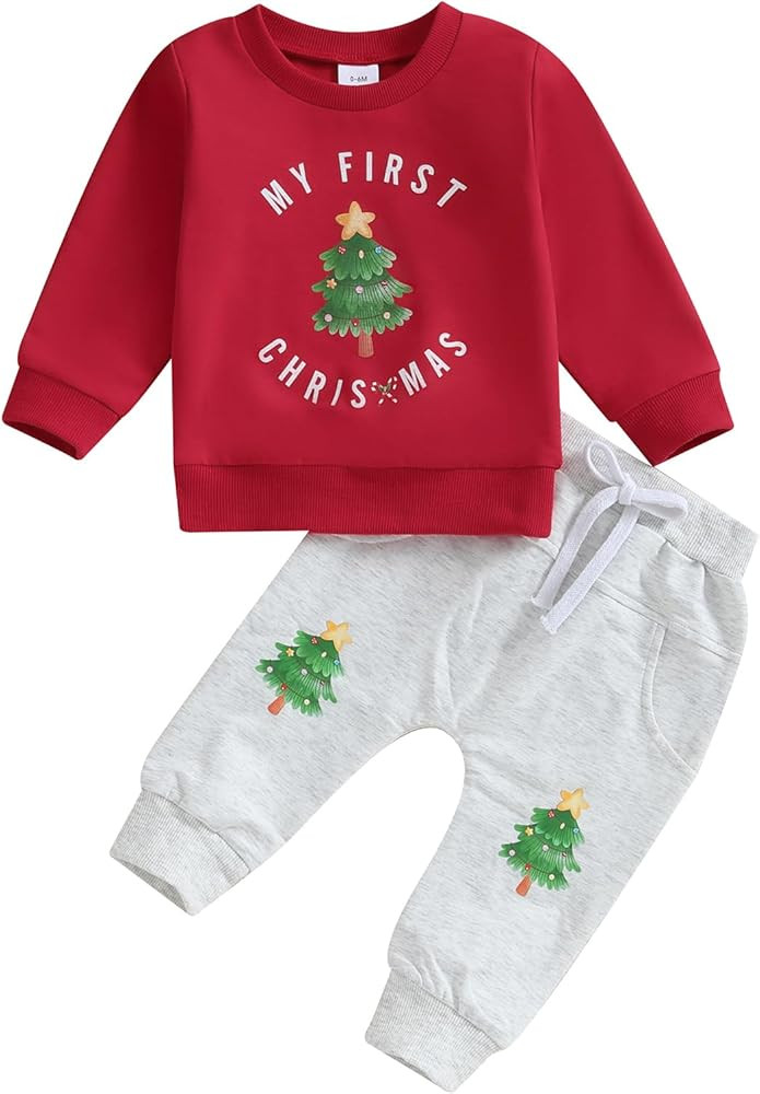 Amiblvowa Toddler Baby Girl Fall Clothes Set Aunties Bestie Long Sleeve Sweatshirt Top Solid Casu... | Amazon (US)